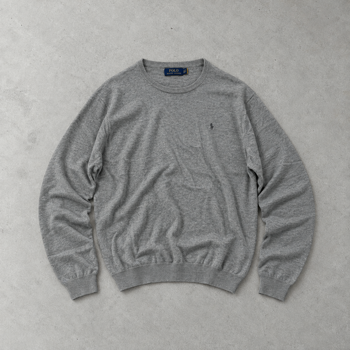 Polo Ralph Lauren Crewneck Sweater Grau Rare (L)