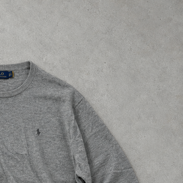 Polo Ralph Lauren Crewneck Sweater Grau Rare (L)