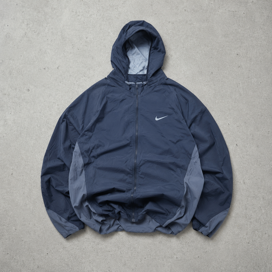 90s Nike Jacket Black Grey Rare (L)