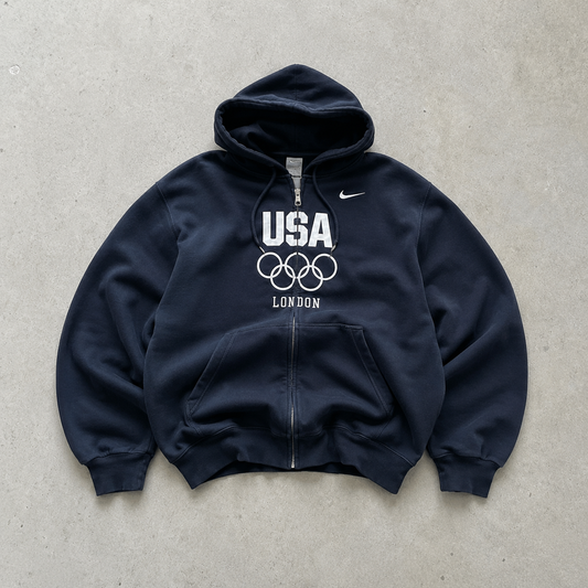 USA Nike Hoodie Marineblau Limited (XL)