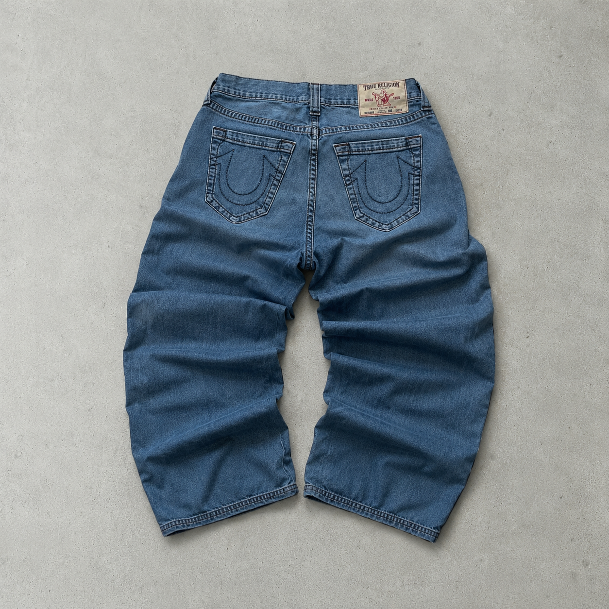 Y2K True Religion Jeans Blau, Marineblau Limited (W34 | DE 50)
