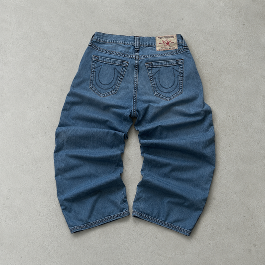 Y2K True Religion Jeans Blau, Marineblau Limited (W34 | DE 50)