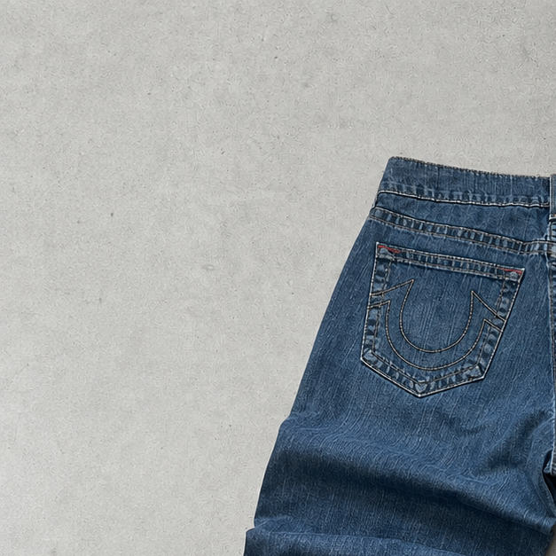 True Religion Jeans Blau, Schwarz Rare (L)