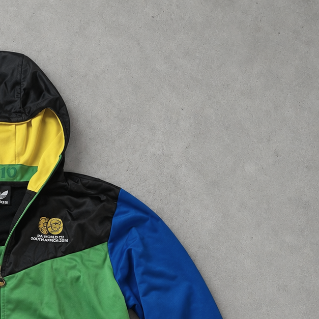 Veste Adidas 2010 verte édition limitée (M) logo brodé