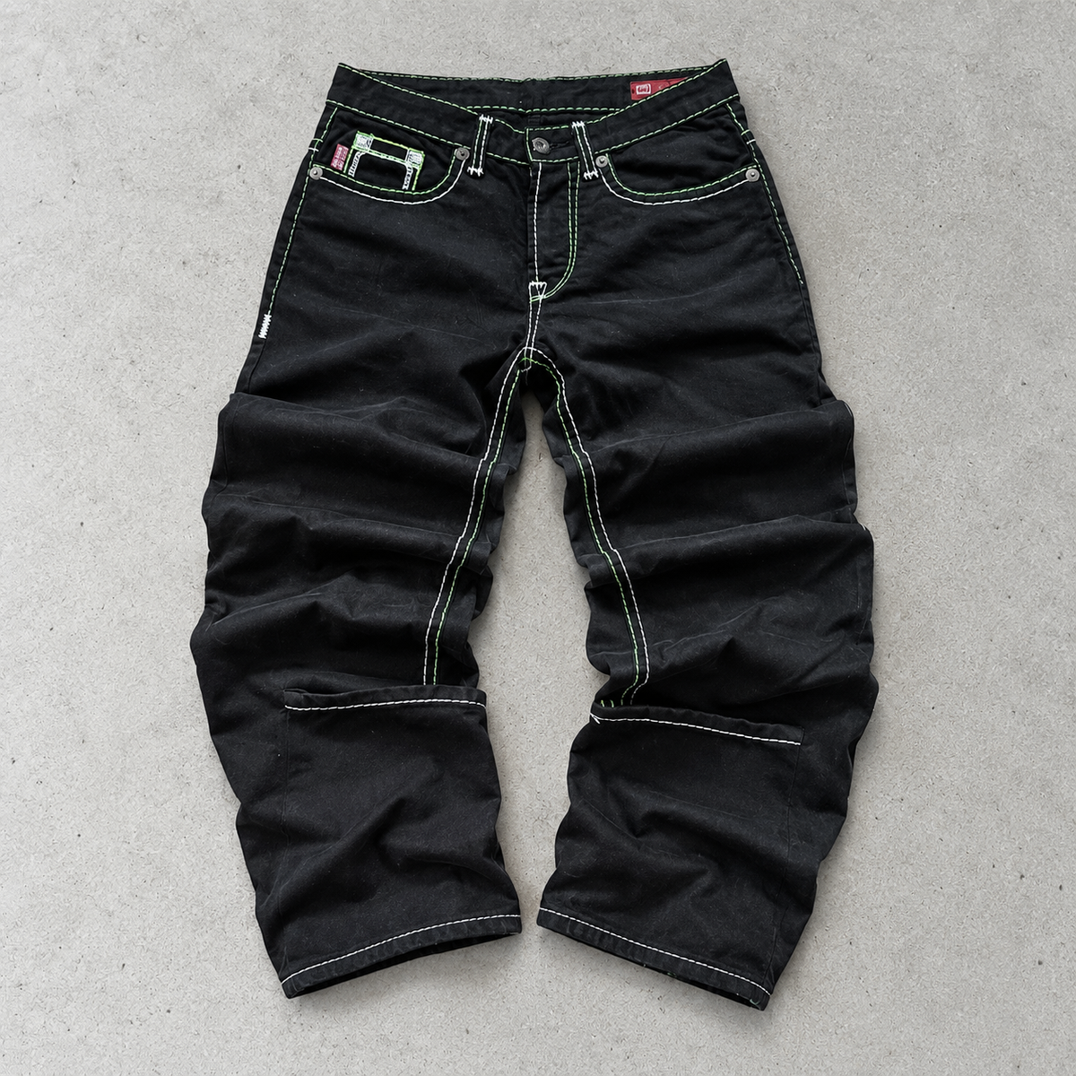 Y2K True Religion Baggy Jeans Black Rare (S)