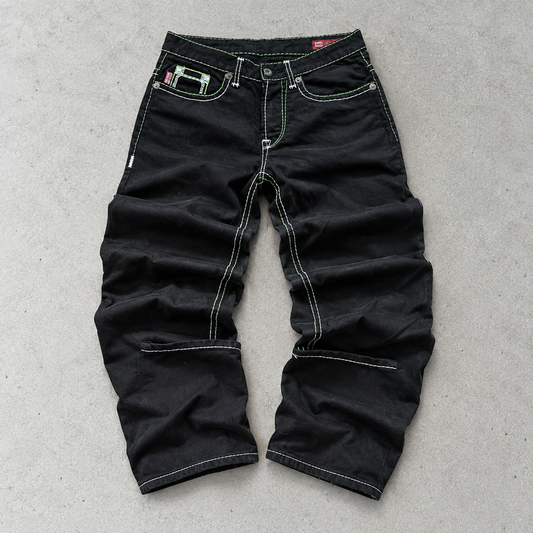 Y2K True Religion Baggy Jeans Black Rare (S)