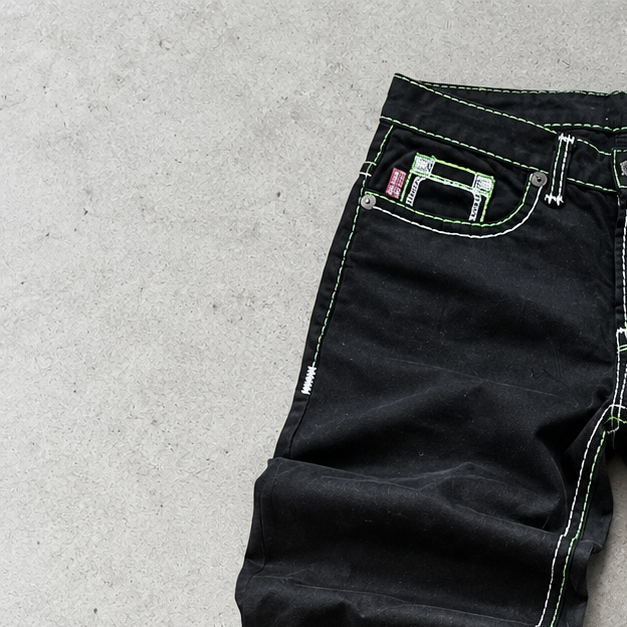 Y2K True Religion Baggy Jeans Black Rare (S)