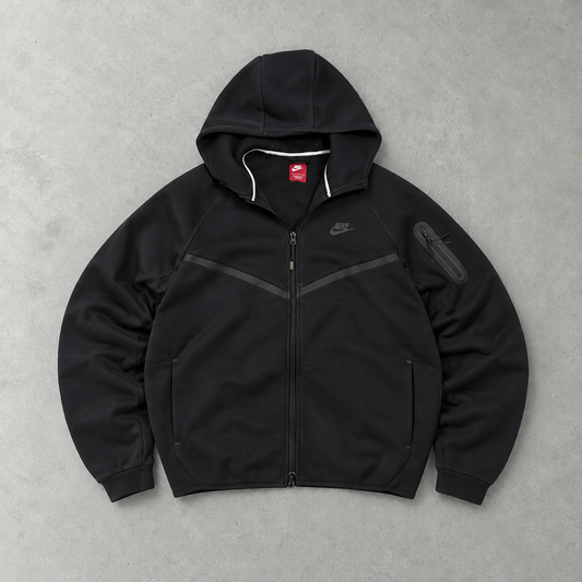 Nike Tech Fleece Jacket Schwarz Rare (M)