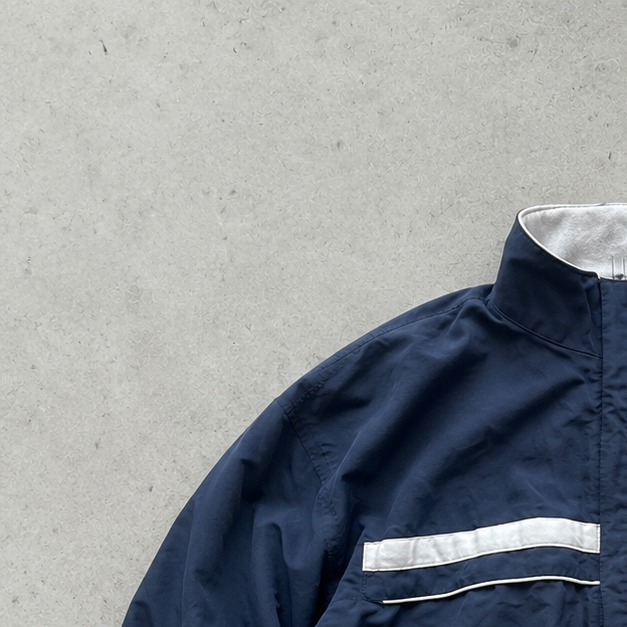 2000 Reebok Jacket Navy / White Rare (S)