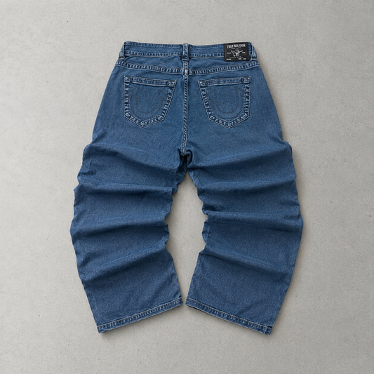 Y2K True Religion Jeans Blau, Marineblau Limited (W31 | DE 46)