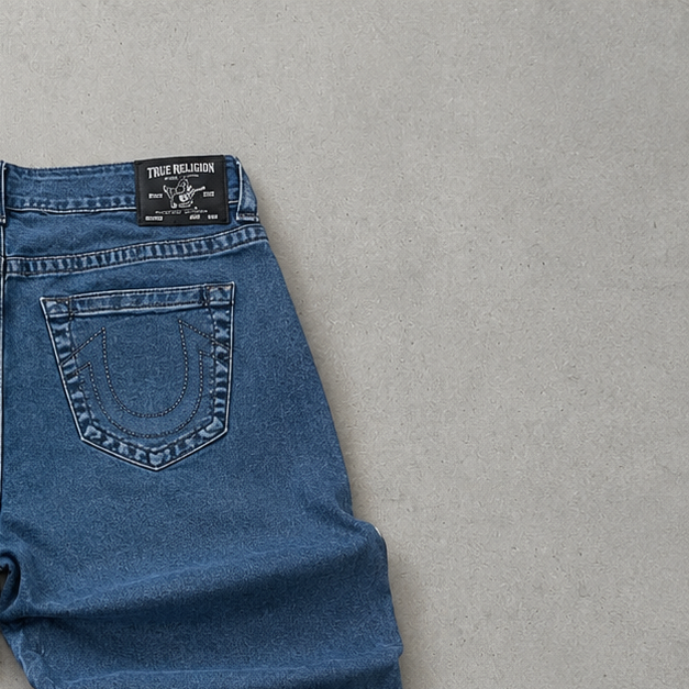 Y2K True Religion Jeans Blau, Marineblau Limited (W31 | DE 46)