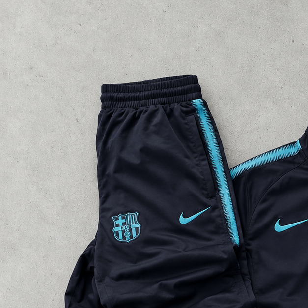 FC Barcelona Y2K Nike Tracksuit Navy Rare (L)