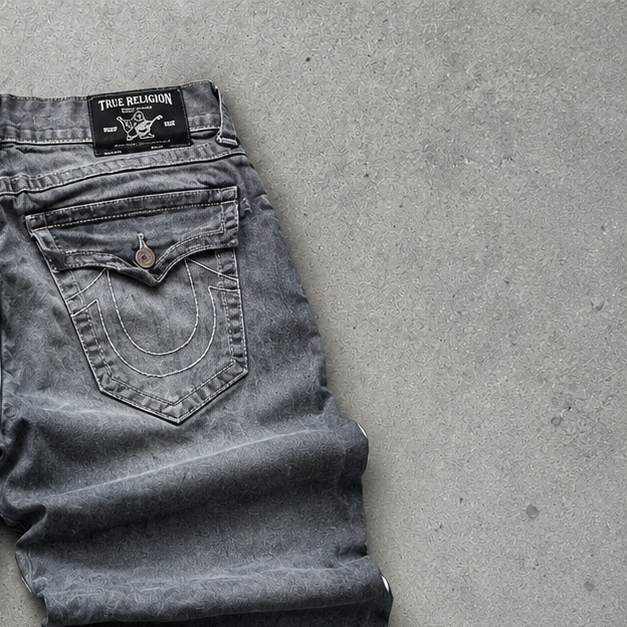 True Religion Jeans Grey Limited (W32 | DE 48)