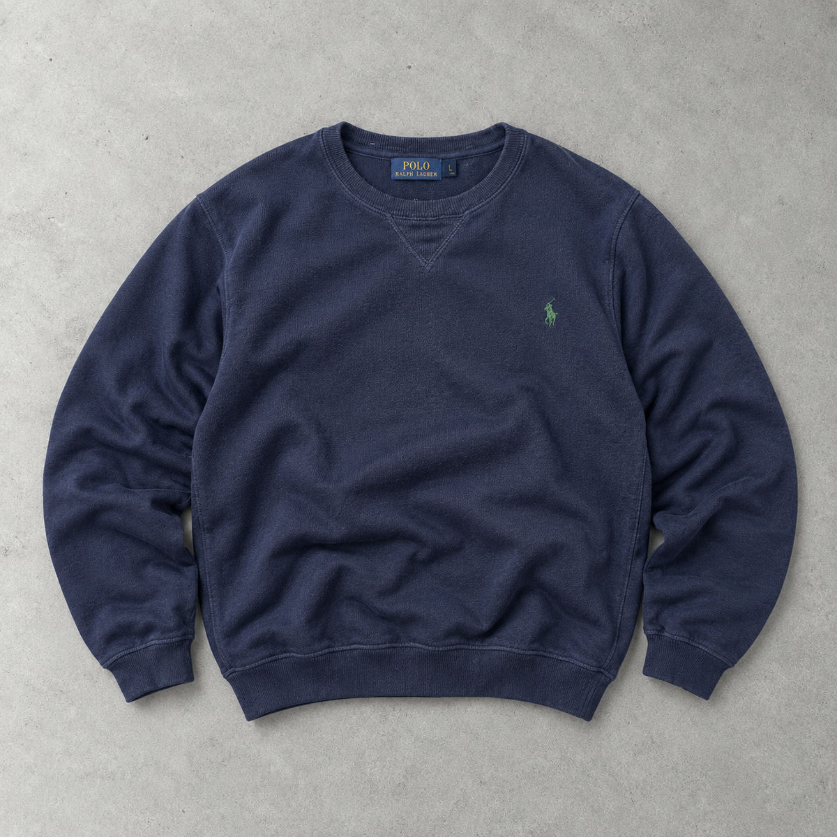 Ralph Lauren Sweater Marineblau Rare (L)
