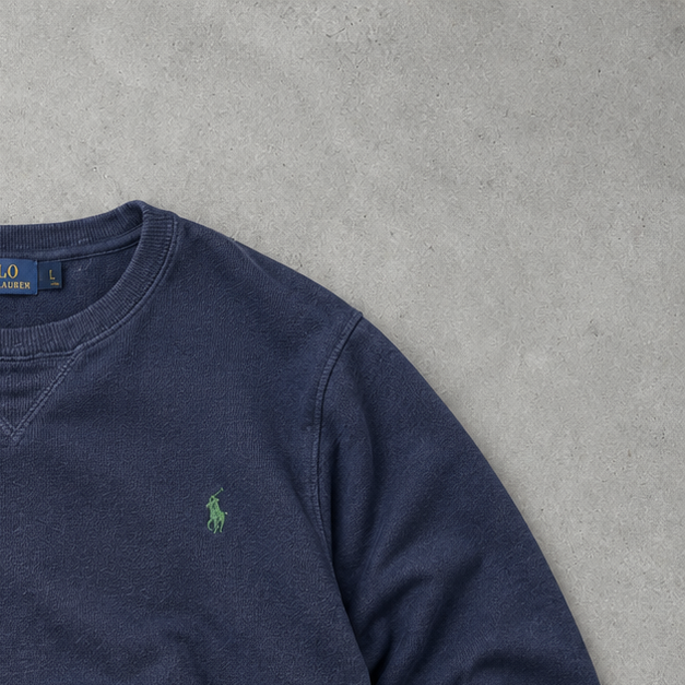 Ralph Lauren Sweater Marineblau Rare (L)