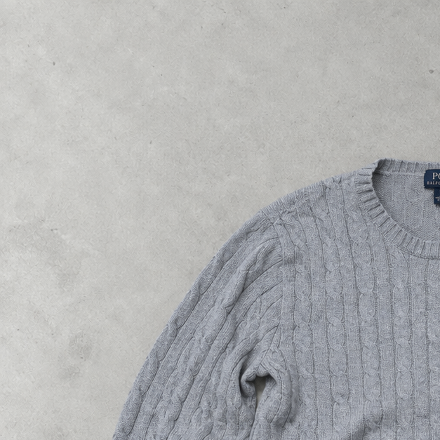 Ralph Lauren Sweater Grau Rare (M)