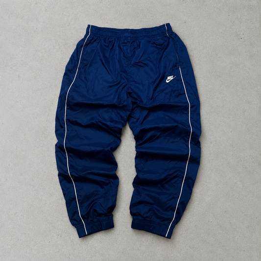 90s Y2K NIKE Pants Navy Limited (XL) Stitched Logo
