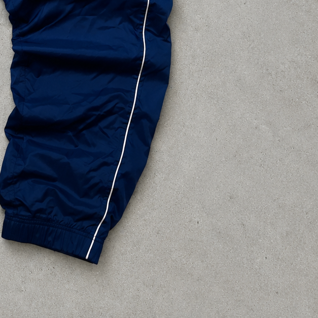 90s Y2K NIKE Pants Navy Limited (XL) Stitched Logo