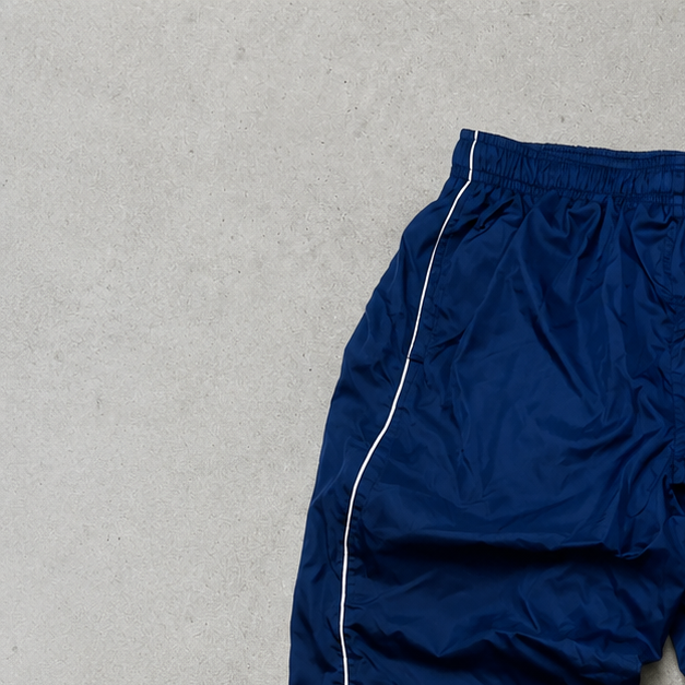 90s Y2K NIKE Pants Navy Limited (XL) Stitched Logo