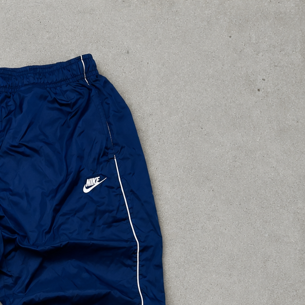 90s Y2K NIKE Pants Navy Limited (XL) Stitched Logo