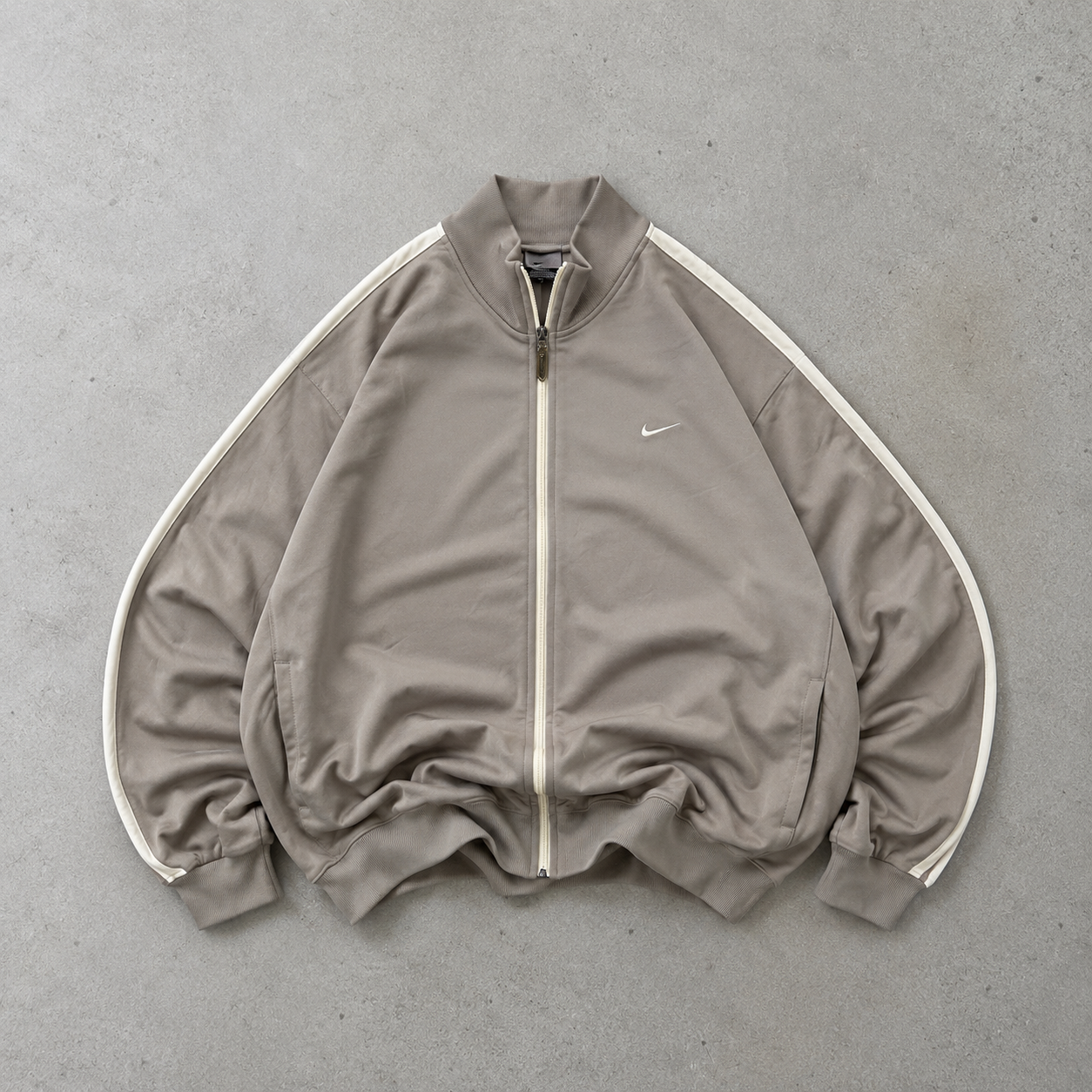 USA 90s 80s Y2K 2000 Nike Hoodie Grey Limited (XL)