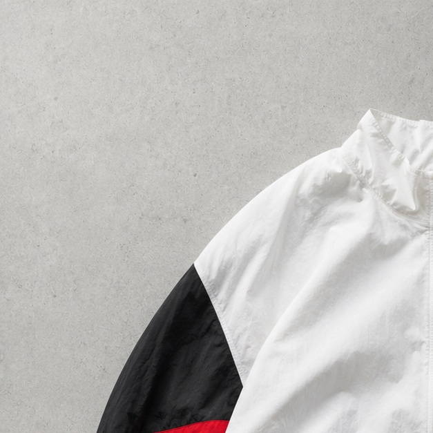 Nike Jacket White, Black Rare (Size XL)