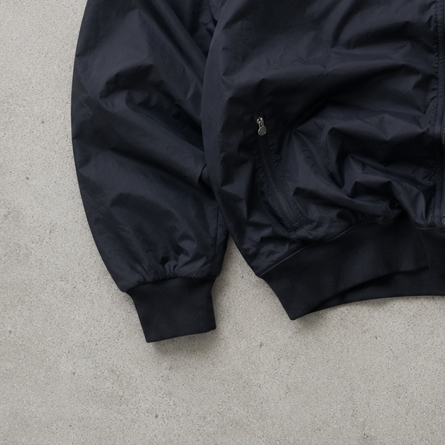 Y2K Nike Windbreaker Black White Rare (XL)