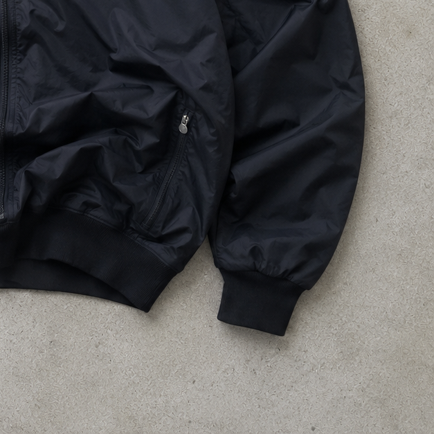 Y2K Nike Windbreaker Black White Rare (XL)