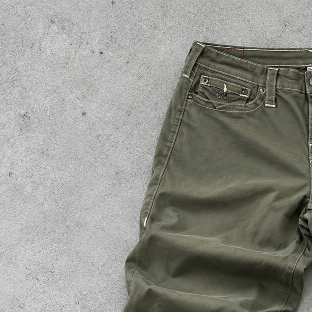 True Religion Slim Jeans Khaki Rare (W34 | DE 50)