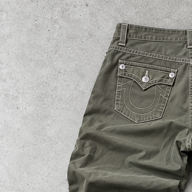 True Religion Slim Jeans Khaki Rare (W34 | DE 50)