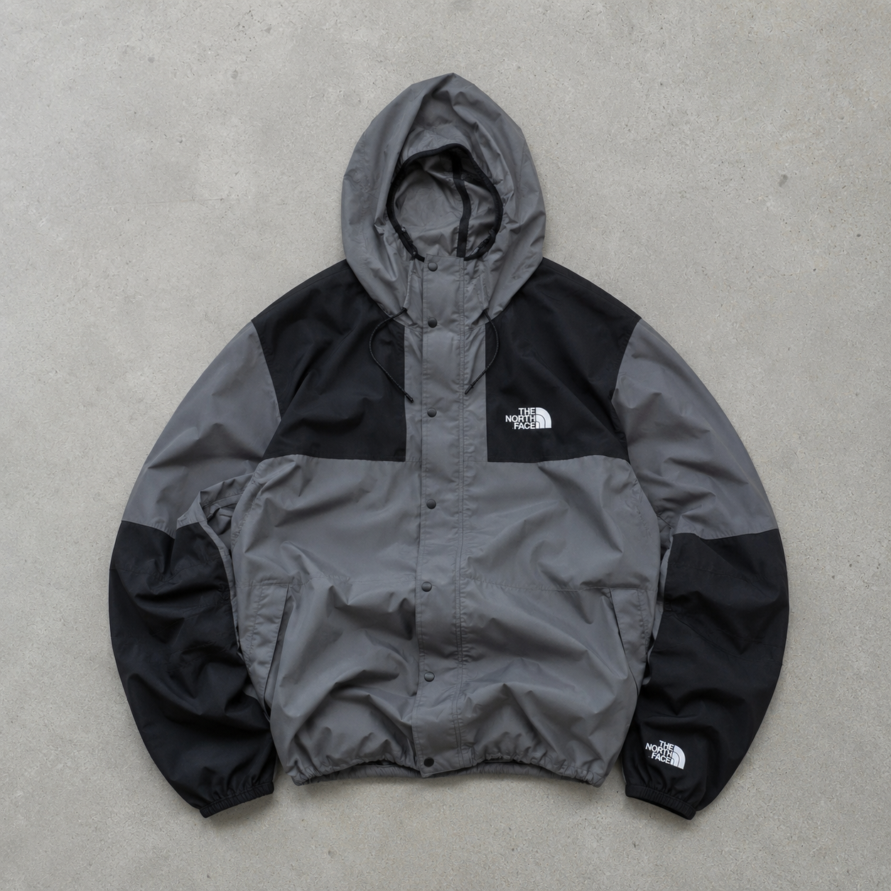 The North Face Jacket Grey, Black Rare (L)