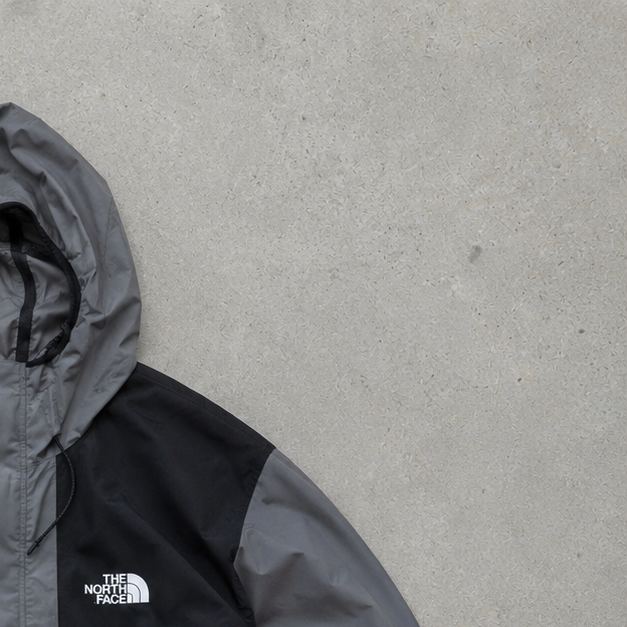The North Face Jacket Grey, Black Rare (L)