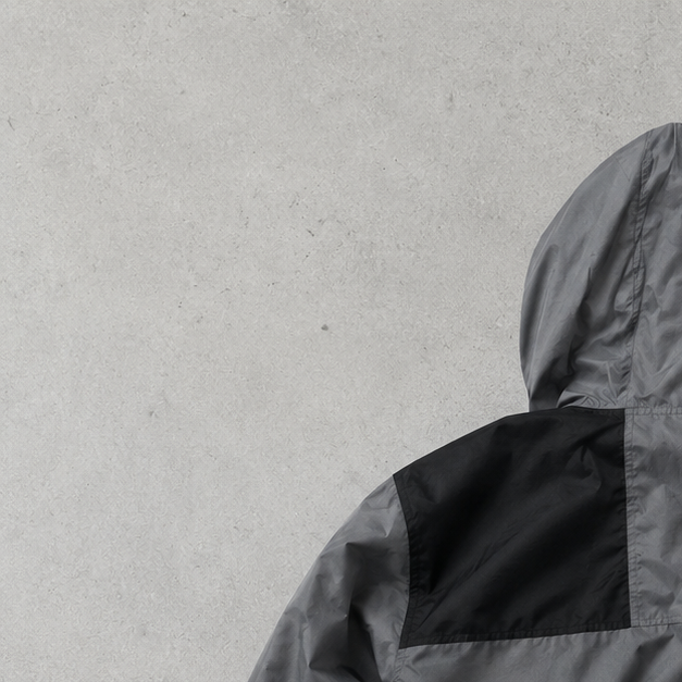 The North Face Jacket Grey, Black Rare (L)