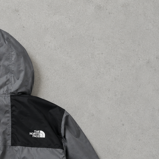 The North Face Jacket Grey, Black Rare (L)