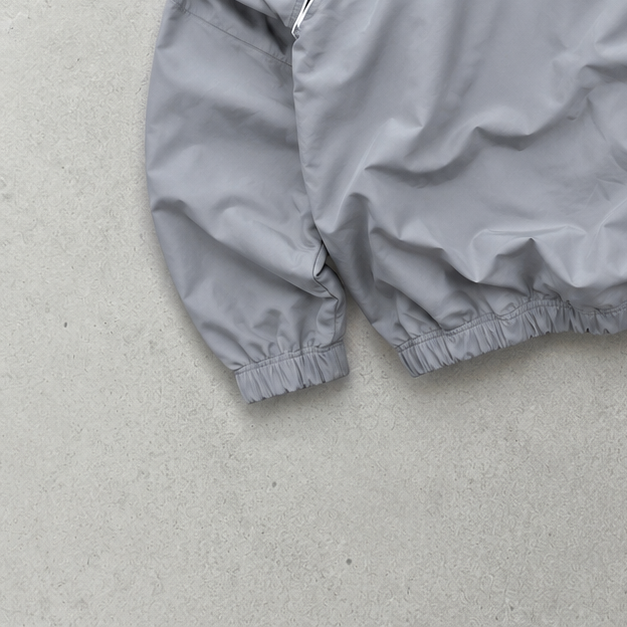 Y2K Nike Windbreaker Grey Black Rare (L)