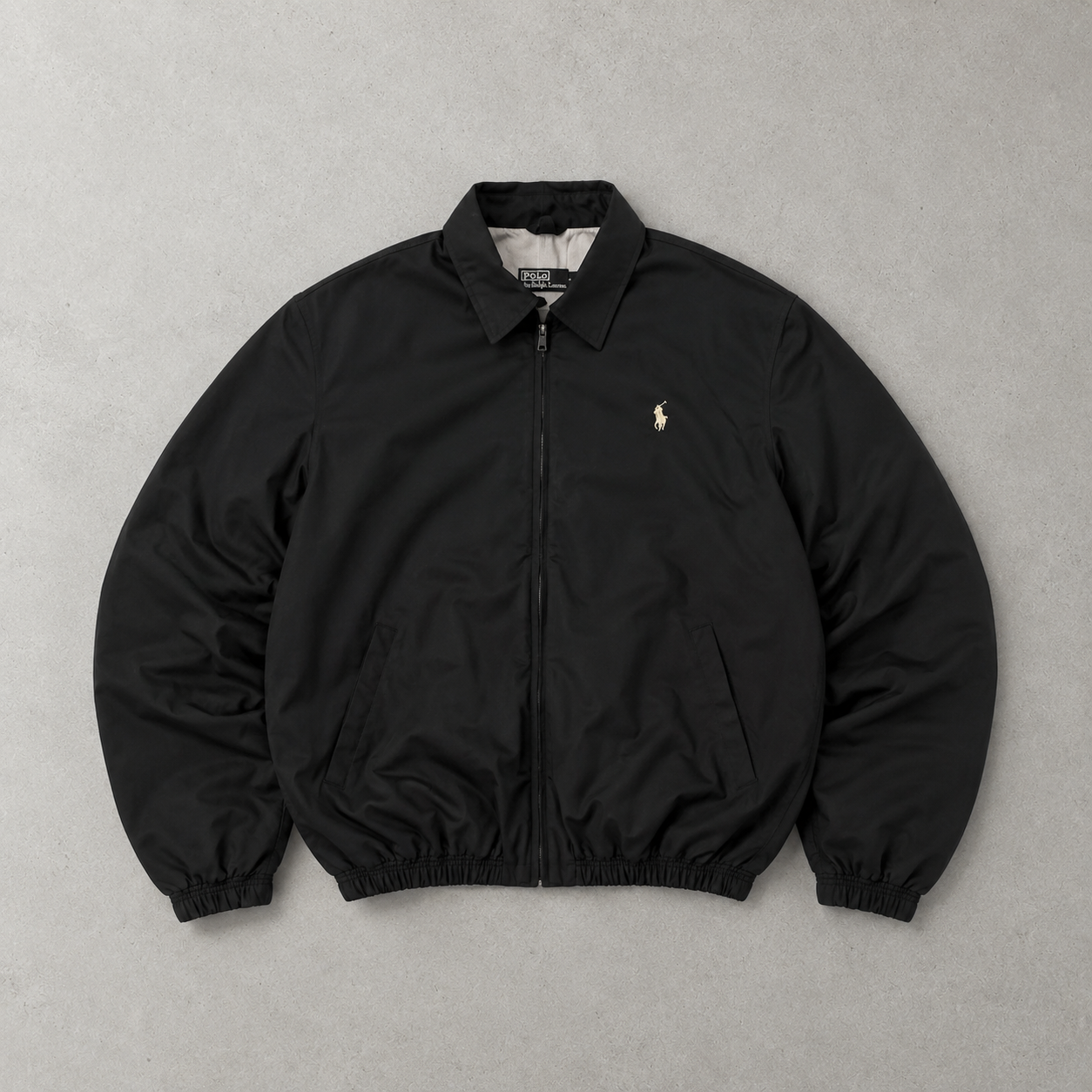 Ralph Lauren Harrington Jacket Schwarz Rare (L) #145