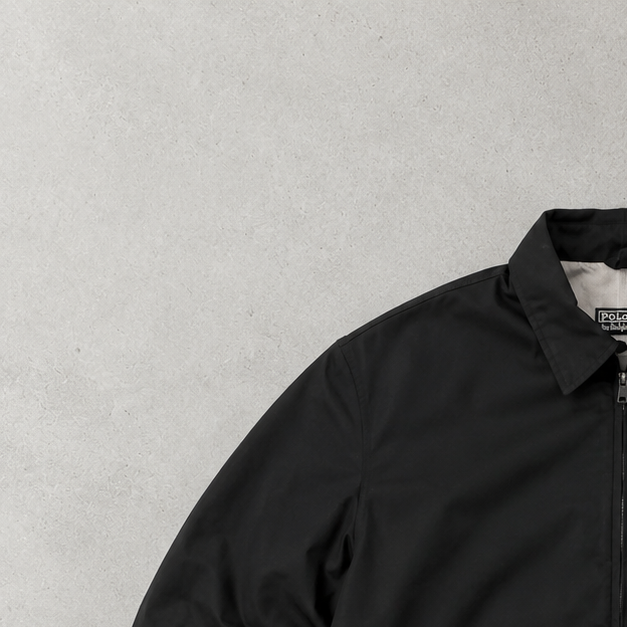 Ralph Lauren Harrington Jacket Schwarz Rare (L) #145