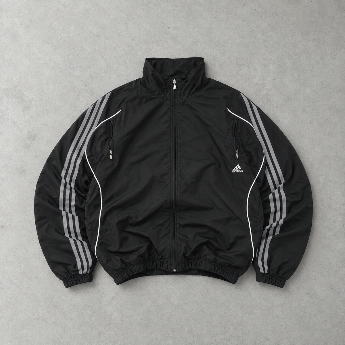 Veste de survêtement Adidas noire en édition limitée (L)