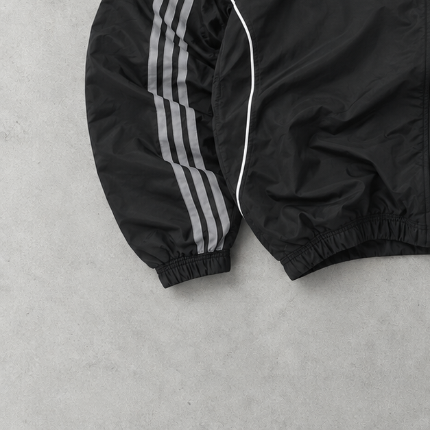 Veste de survêtement Adidas noire en édition limitée (L)