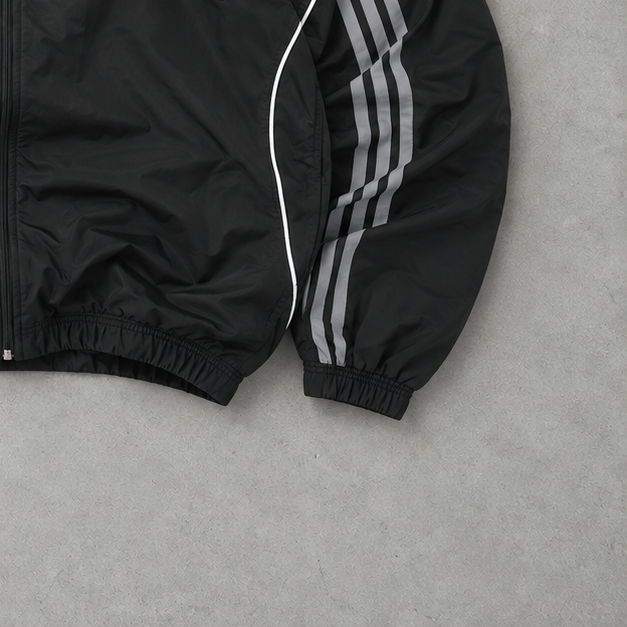 Veste de survêtement Adidas noire en édition limitée (L)