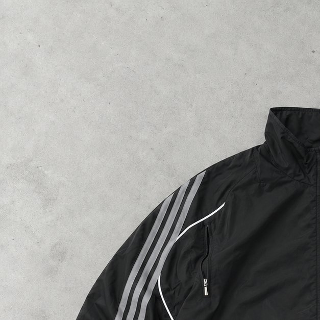 Veste de survêtement Adidas noire en édition limitée (L)