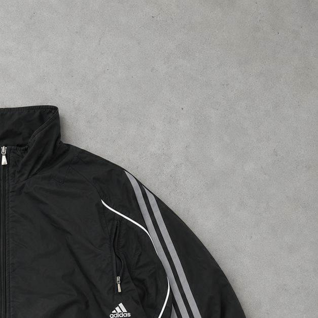 Veste de survêtement Adidas noire en édition limitée (L)