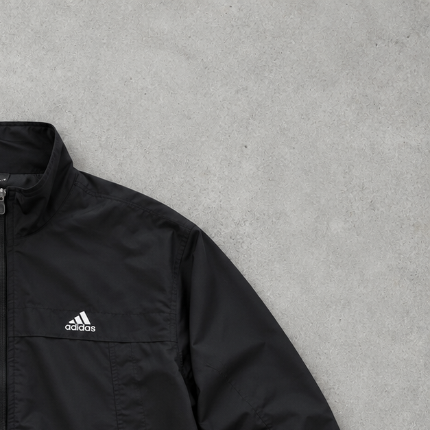 2001 Adidas Windbreaker Black Rare (S)