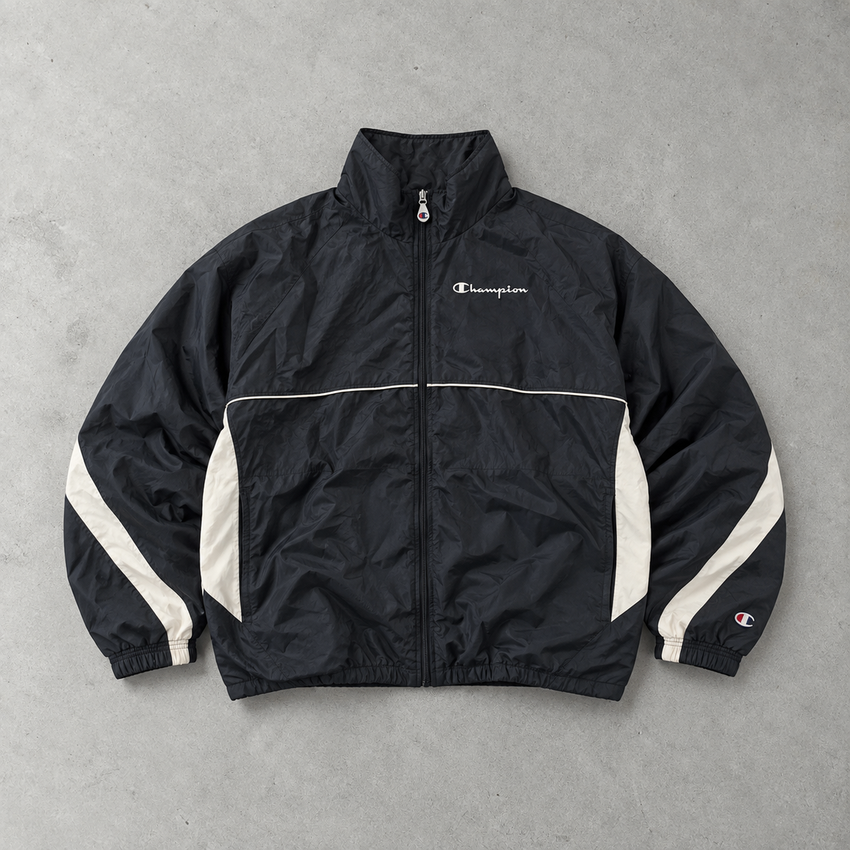 Champion Windbreaker Marineblau, Weiß Rare (XL)