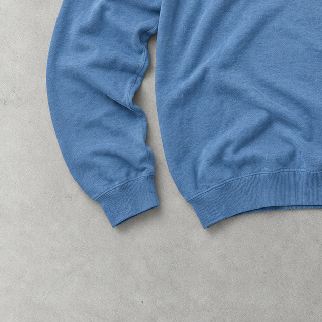 Ralph Lauren Sweater Blau Stitched Logo Limited (L)
