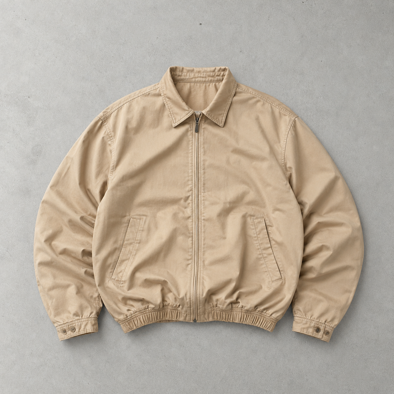 Ralph Lauren Harrington Jacket Beige, Marineblau Limited (S)