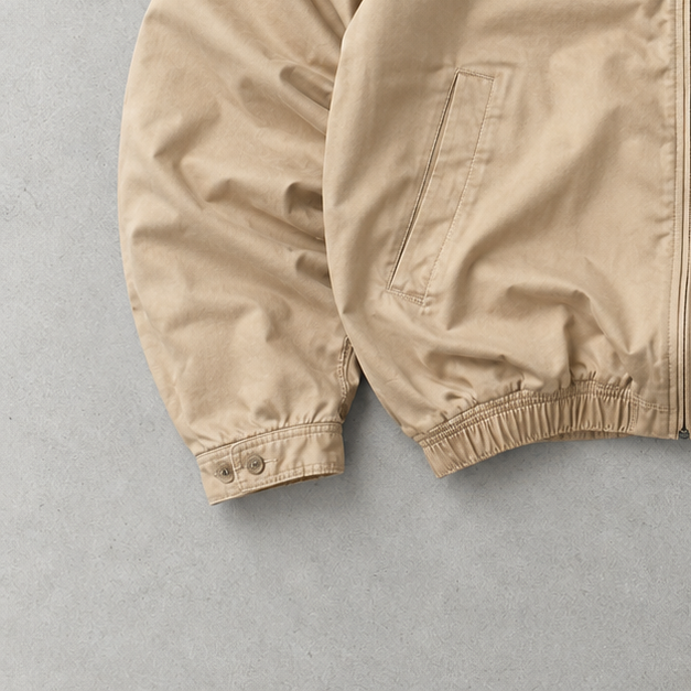 Ralph Lauren Harrington Jacket Beige, Marineblau Limited (S)