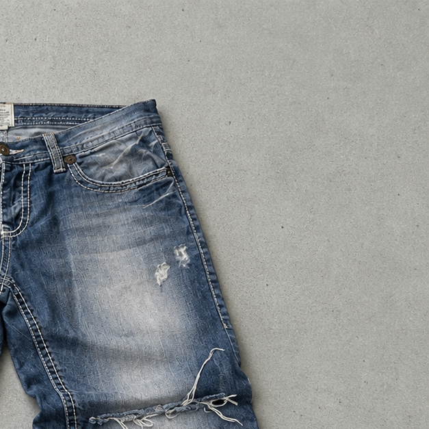 True Religion Straight Fit Jeans Blau, Hellblau Rare (W30 | DE 46)