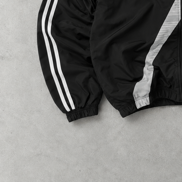 Newcastle United Adidas Track Jacket Black/White Rare (L)