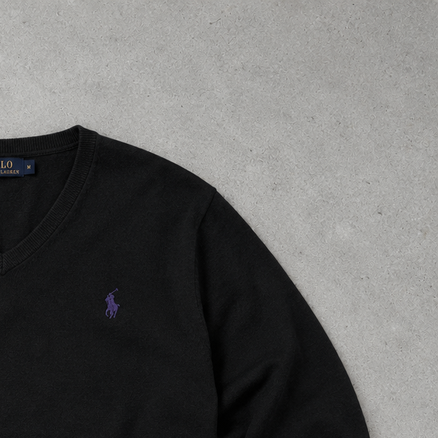 Ralph Lauren Sweater Schwarz Rare (L)